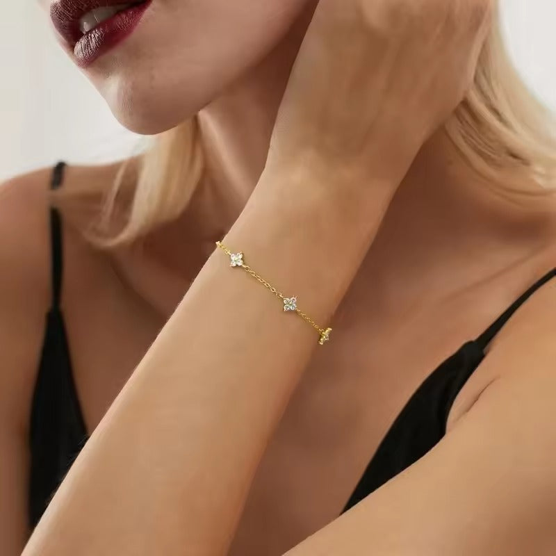 Bracciale Quadrifoglio Luminoso