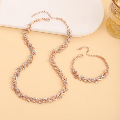 Set Collana & Bracciale Eleganza Aurea